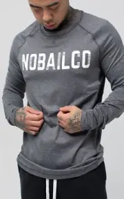 BOXING DAY Nobailco Men's Compression Active L/S T-Shirts, Quick Dry, Athletic