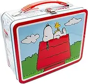Aquarius Peanuts Snoopy Carry All Tin Lunch Box