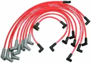 Spark Plug Wire Set Racing 9 mm Red 45 Degree Boots HEI Style Terminal for Ford