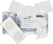 30PCS NFC Tags Stickers, Progrmmable NTAG215 Tag Adhesive Labels 25mm (1inch), 504 Bytes Memory NFC Tag, Compatible with TagMo Amiibo iPhone and NFC-Enabled Devices