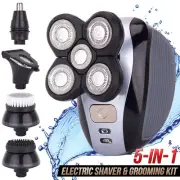 Electric Shaver 5 Head Razor Bald Beard Hair Skull Trimmer Beard Remover Men AU