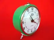 LOUD NEW OLD STOCK Vintage 70's KUCO USSR Winding Alarm Clock Desk Table NR19