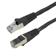 Dynamix PLK-AUGS-3 Cat6A RJ45 Patch Lead - 3m - Black S/FTP - Shielded - 10G - 26AWG - 500MHz - Gold Plated [PLK-AUGS-3]
