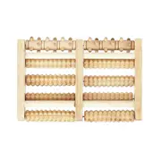 Wooden Foot Massager Roller Relieve Plantar Fasciitis Acupressure Massage Tool
