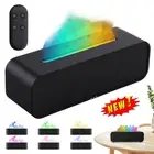NEW Flame Diffuser LED Light USB Air Humidifier Essential Oil Bedroom Mist Home