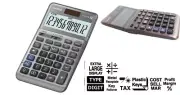 CASIO JF-120FM graycolor 12-Digit Tax Cost Sell Margin Calculator Dual Power