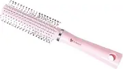 FRCOLOR Hair Blow Drying Brush Round Styling Brush for Women Gentle Scalp for Lifting and Curling Fine Hair Improves Texture Softness