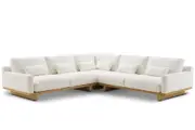 Mori Performance Fabric L-Shape Sectional Sofa