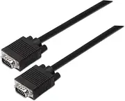VoltShine HDB15M-HDB15M Black 3m SVGA Cable transmits Video Signal to projectors and Monitors Ideal for Connections.