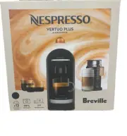 Nespresso Vertuo Plus Deluxe Coffee and Espresso Maker by Breville, Black