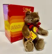 Steiff Original Teddy Bear Jointed With Tags & Button 0202/26 With BOX