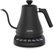 Electric Gooseneck Kettle with 5 Temperature Control Presets, Pour over Kettle f