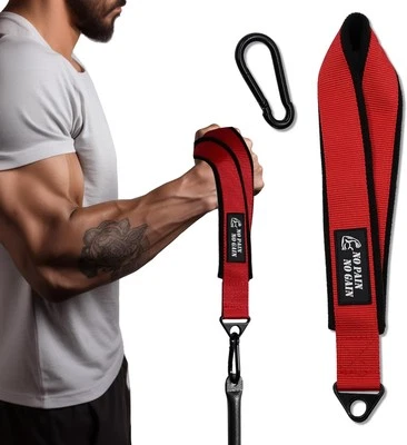 Arm Wrestling Training Strap Belt red strap only ( not include loading pin )