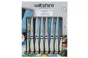 Wiltshire 8 Piece Stainless Steel Steak Knife Set Knives BBQ Pistol Grip