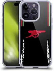 Head Case Designs Officially Licensed Arsenal FC Away 2024/25 Kit Soft Gel Case Compatible with Apple iPhone 14 Pro
