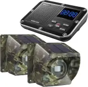 Solar Driveway Alarm Wireless, outside-1800Ft Range-Outdoor Motion Sensor & Dete