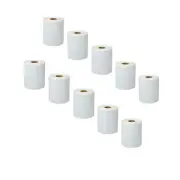 10 Rolls 250/R 4X6 Direct Thermal Labels for Zebra Eltron LP2824 Rollo Printers