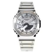 CASIO G-SHOCK GM-2100YM-8A FINE METALLIC GM-2100 GM Analog & Digital Silver