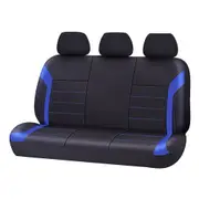 Universal Ultra Light Neoprene Rear Seat Covers Size 06/08H - Black/Blue