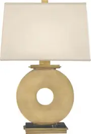 Robert Abbey Tic-Tac-Toe TL Tic-Tac-Toe 23" Novelty Table Lamp - Brass