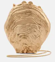 [Simkhai] Simkhai Cove Shell clutch One Size gold