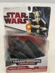 NEW Star Wars Transformers Crossovers General Grievous Starfighter Figure Sealed
