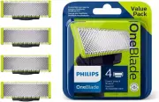 Philips Oneblade Face Replacement Blade - Fits All Oneblade Handles, 4 Pack, ...