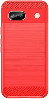 Compatible with Google Pixel 7A Case,Compatible with Google Pixel 7A Full Protection Shockproof TPU Soft Shell Cell Phone Case Cover Red