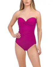 MIRACLESUIT Rock Solid Madrid One-piece Swimsuit (size 16)