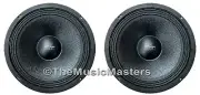 Pair 8 inch Home Stereo Sound Studio WOOFER Subwoofer Speaker Bass Driver 8 Ohm