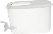 CIYODO Cold Juice Storage Bucket with Beverage Dispenser for Fridge Multi Use Drink Container for Water Tea and Juices Material with Easy Pour Tap