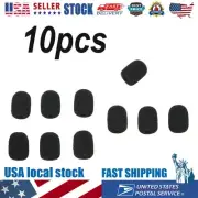 10pcs Mini Headset Microphone Sponge Foam Windscreen Replacement Mic Cover