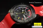 NEW Invicta Pro Diver Mens 44MM Black Dial Quartz RED Tone DATE SS Watch