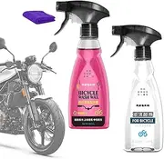 Rust Remover for Bikes - 350ml Bikes Rust Remover for Clean & Polish | Polish Remover for Fine Wash Foam, Bicycles Washing Liquid, Car Wash Foam, Bicycles Car Wash Spray for Mountain Bikes