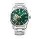ORIENT 東方錶 SEMI-SKELETON系列 RA-AR0008E 藍寶石鏤空機械錶 鋼帶款 綠色 40.8mm