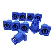 2X(10PCS Powercon Connector 3 Pins 20A 250V Speaker Panel Socket Female1326