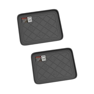 All Weather Boot Tray - Small Water Resistant Plastic Utility Shoe Mat for