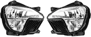 Car Fog Lights for SsangYong for Korando for Actyon Sports 2012-2018 Car Front Bumper Fog Lamp Fog Light Assembly 8320132500 8320232500 Car Front Bumper Fog Light(1 Pair)