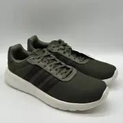 Adidas Lite Racer Adapt 3.0 Men's Size 11 Army Green White Brown Shoes IG3605