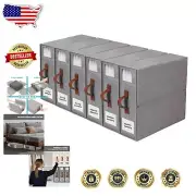 6-Pack Bed Sheet Organizers for Queen & King Size - Under Bed Storage Solutions
