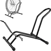 Floor mounted bike stand, tire bike rack garage, bike parking rack, adjustable freestanding bike storage rack, portable bike storage rack for indoor, outdoor garages and apartments