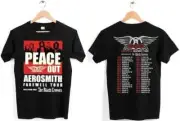 Aerosmith 2024 Peace Out Farewell Tour T-Shirt, Unisex Music Tee, Tour Shirt