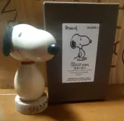 PEANUTS Snoopy Wooden Figure Traditional Crafts Usaburo Kokeshi JAPAN LIMITED