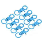 44mm Swivel Clasps Lanyard Snap Hook Claw Clasp for DIY Blue, 8Pcs