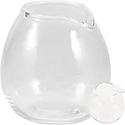 Japanese Mini Milk Pitcher 2pcs Mini Glass Pitcher for Sauce Soy Sauce Seasoning for Kitchen