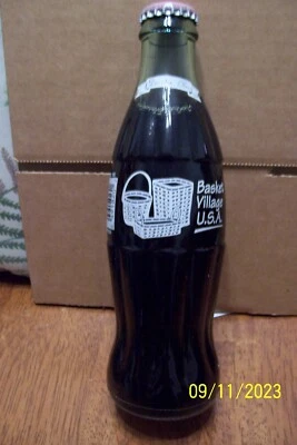 Basket Village U.S.A. Dresden, Ohio - Unopened Coca-Cola Bottle