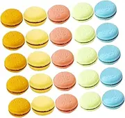 HONMEET 5 Boxes Macaron Erasers for Adorable Cartoon Design Safe Material for School and Art Projects Bulk Stationery Supplies