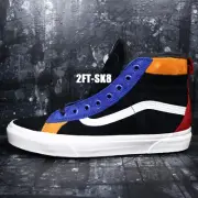 VANS SK8 HI 46 MTE DX MEN'S SIZE 9.5 BLACK SURF THE WEB ALL WEATHER HIKING SHOES