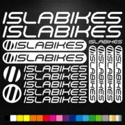 FITS Islabikes Vinyl Stickers Sheet Bike Frame Cycle Cycling Bicycle Mtb