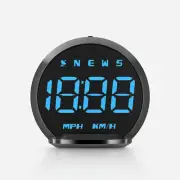 Digital Head Up Display Car GPS Speedometer MPH KMH HUD Overspeed Alarm Compass (for: Fiat)